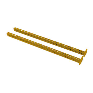 Pilar 2.26m Para Rack Dorado