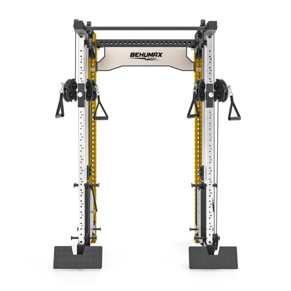Rack De Doble Polea Con Estación De Remo XR-7000 - Dorado Frontal