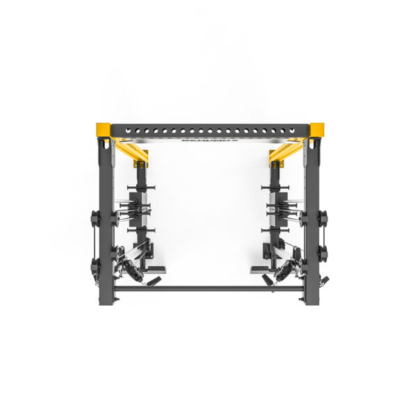 Rack De Doble Polea Con Estación De Remo XR-7000 - Dorado Cenital