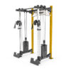 Rack De Doble Polea Con Estación De Remo XR-7000 - Dorado