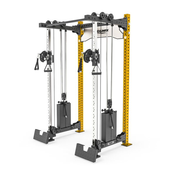 Rack De Doble Polea Con Estación De Remo XR-7000 - Dorado