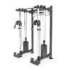 Rack De Doble Polea Con Estación De Remo XR-7000 - Negro