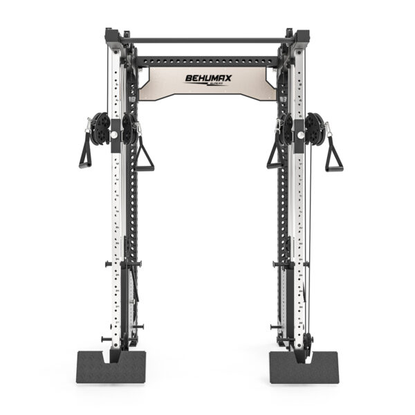 Rack De Doble Polea Con Estación De Remo XR-7000 - Negro Frontal
