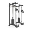 Rack De Doble Polea Con Estación De Remo XR-7000 - Negro Diagonal