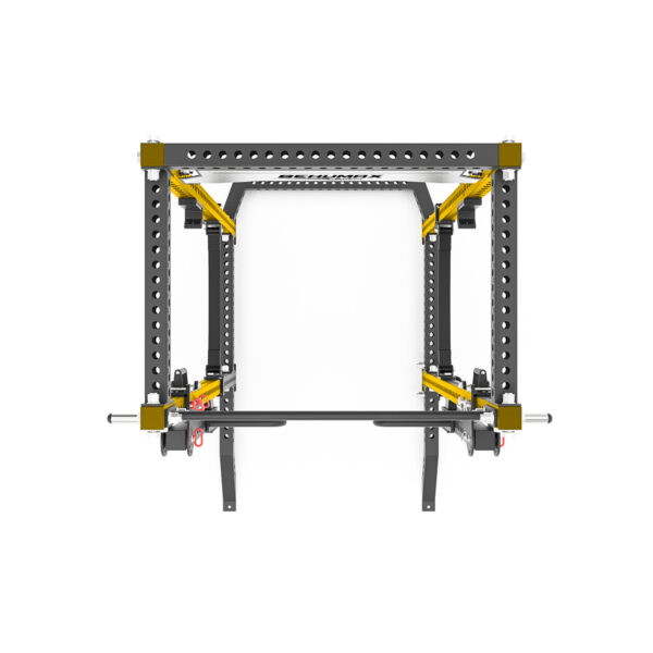 Power Rack Con Soporte Para Discos PR-5000 - Dorado Cenital