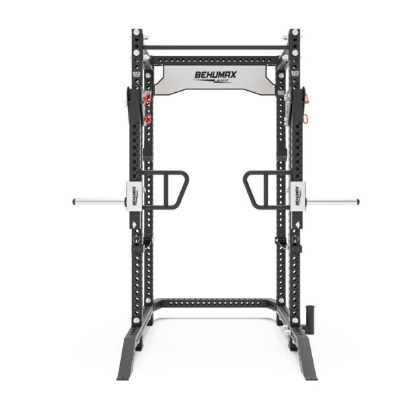 Power Rack Con Soporte Para Discos PR-5000 - Negro Frontal