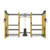 Power Rack Multifuncional Con Almacenamiento MR-9500 - Dorado Frontal