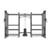 Power Rack Multifuncional Con Almacenamiento MR-9500 - Negro Frontal