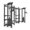 Power Rack Multifuncional Con Almacenamiento MR-9500 - Negro Diagonal