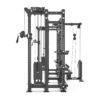 Power Rack Multifuncional Con Almacenamiento MR-9500 - Negro Lateral