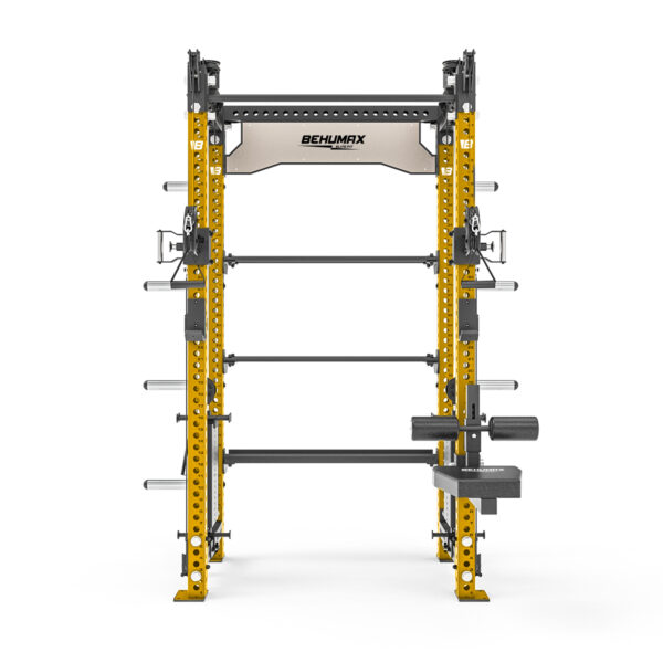 Power Rack Con Polea Y Almacenamiento XR-7700 - Dorado Frontal